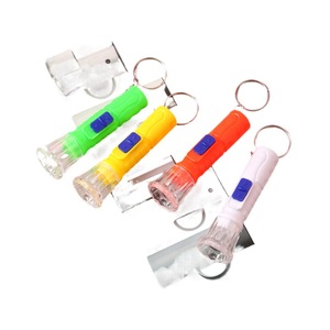 Mini <b>Led</b> <b>Flashlight</b> Plastic Colorful Hand Light Children Toy With Keychain - Product Image 5
