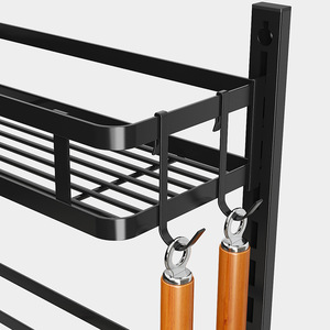 Portaspezie multifunzionale in metallo di buona qualità con montaggio a parete a più livelli - Product Image 6