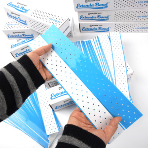 Cinta Adhesiva Doble Cara Walker Extenda-Bond <span class=keywords><strong>Plus</strong></span> de Grado Médico, Fuerte Sujeción, Impermeable y Transpirable para Pelucas de Encaje, 100 Unidades/Paquete - Product Image 1