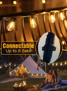 <span class=keywords><strong>สาย</strong></span>ไฟแบนกันน้ำ 220V IP65 พร้อมสาย<span class=keywords><strong>ยาง</strong></span> E27 ยาว <span class=keywords><strong>100</strong></span> <span class=keywords><strong>เมตร</strong></span> <span class=keywords><strong>100</strong></span> หัวหลอดไฟ เชื่อมต่อได้สำหรับ<span class=keywords><strong>ไฟ</strong></span>ถนน - Product Image 6