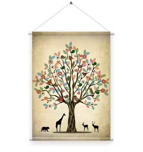 Top Haute Qualité Réutilisable Design Moderne <span class=keywords><strong>Paysage</strong></span> <span class=keywords><strong>Aquarelle</strong></span> Mur Art Numérique Imprimé 100% Coton Taille Personnalisée Bureau À Domicile - Product Image 3