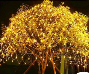 <span class=keywords><strong>Guirlande</strong></span> <span class=keywords><strong>lumineuse</strong></span> LED imperméable IP44 en filet pour décorations de Noël, de mariage et de fêtes en extérieur - Product Image 6