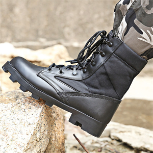 Nouvelles <span class=keywords><strong>Bottes</strong></span> <span class=keywords><strong>de</strong></span> <span class=keywords><strong>Randonnée</strong></span> Tactiques Unisexes <span class=keywords><strong>d</strong></span>'Extérieur en Cuir Imperméables <span class=keywords><strong>d</strong></span>'<span class=keywords><strong>Hiver</strong></span>, Semelle Extérieure en Caoutchouc, Bout Rond et Talon Carré <span class=keywords><strong>pour</strong></span> Femmes - Product Image 3