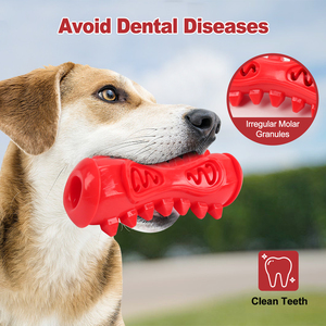 Giocattoli da Masticare per Cani Interattivi ed Ecologici in TPR Non Tossico con Pulizia dei Denti e Design Cartoon Resistente - Product Image 3