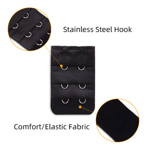 XZ009 da donna estensori del <span class=keywords><strong>reggiseno</strong></span> elastico morbido e confortevole <span class=keywords><strong>2</strong></span> gancio 3 fasce di fila accessorio intimo da donna prodotto - Product Image 5