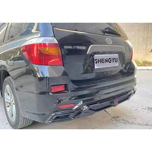 Kit carrosserie adapté à Highlander 2009-2011, mise à niveau vers le modèle Lexus, ensemble pare-chocs avant et arrière avec calandre en option - Product Image 4