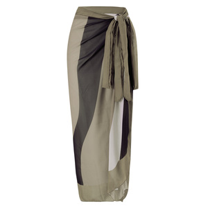 In Stock Custom Print Wholesale Women Sarong <strong>Beach</strong> <strong>Cover</strong> <strong>up</strong> <strong>Wrap</strong> Skirt - Product Image 4