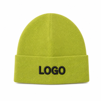 Bonnet personnalisé en tricot gaufré, vente en gros, broderie de logo sur mesure, 100% acrylique, unisexe, fourniture directe usine, doux, faible MOQ, bonnet d'hiver