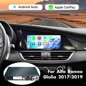 Adaptador Inalámbrico Apple CarPlay y Android Auto para <span class=keywords><strong>Alfa</strong></span> Romeo Giulia 2017-2019, Mirror Link, AirPlay, Plug and Play, Siri, <span class=keywords><strong>Google</strong></span> - Product Image 1