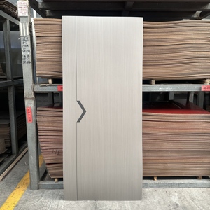 Revestimiento de Puerta HDF de Diseño Moderno, Revestimiento de Puerta Interior de Madera con Acabado en Melamina para Apartamento - Product Image 3