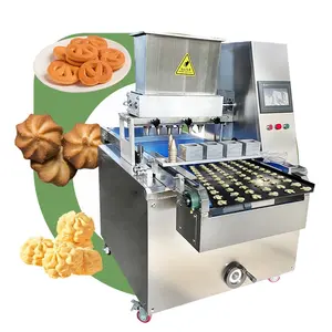 Automatic Center Fill Cut Drop Small Biscuit Cookie Decorate Cutter Make Maker Depositor Machine for Home