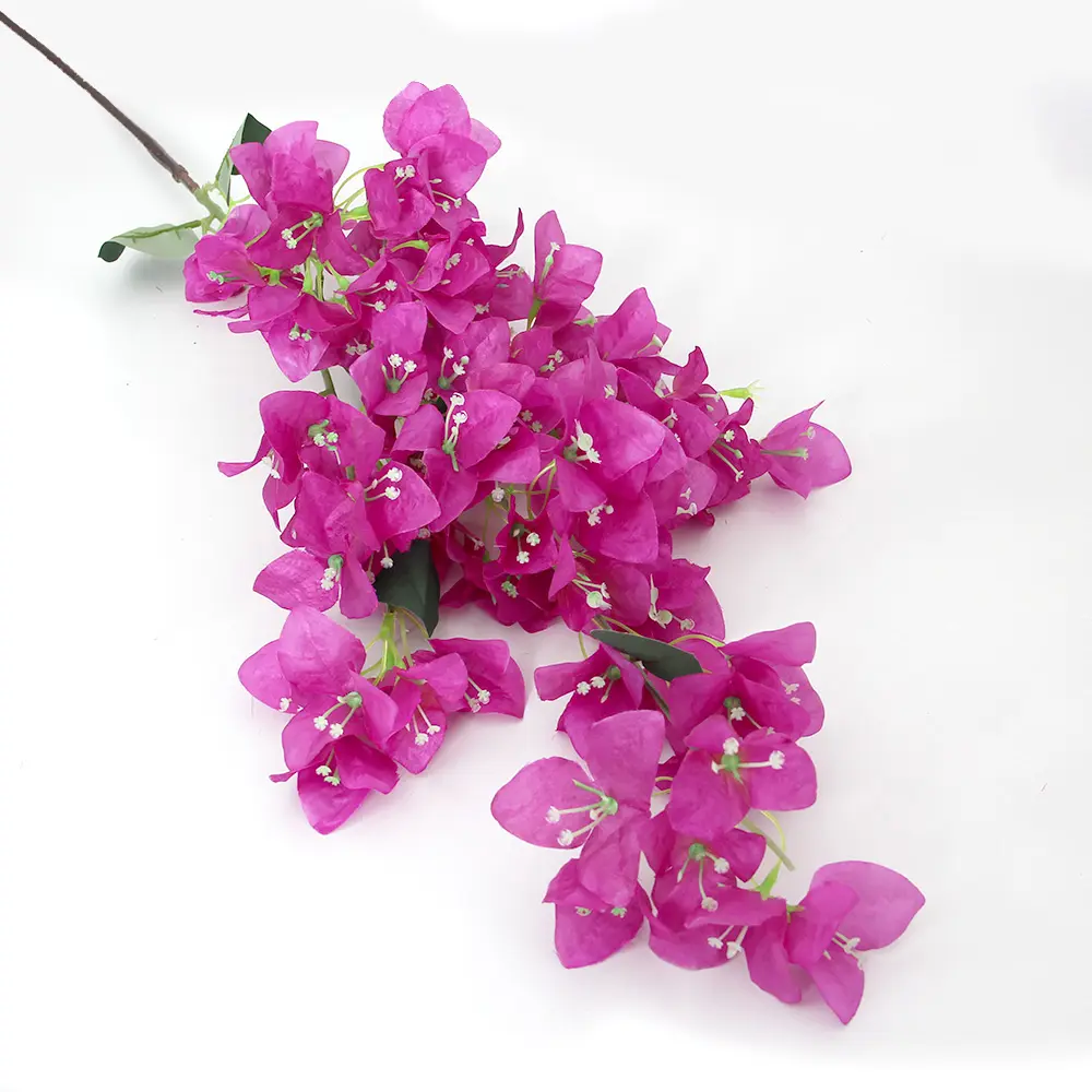 Hot Sale faux Triangle Plum purple artificial Plum Blossom for home decor