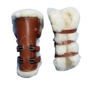 Botas de Cuero para Caballos, Botas de Protección para Entrenamiento, Salto y Equitación, Diseño OEM de Alta Calidad - Product Image 2