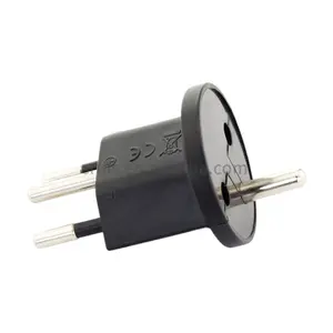 Lock Plug Adapter Kan Niet Vallen Van Duitsland Schuko Naar Switzerland Plug Adapter Zwitserse Plug Adapter