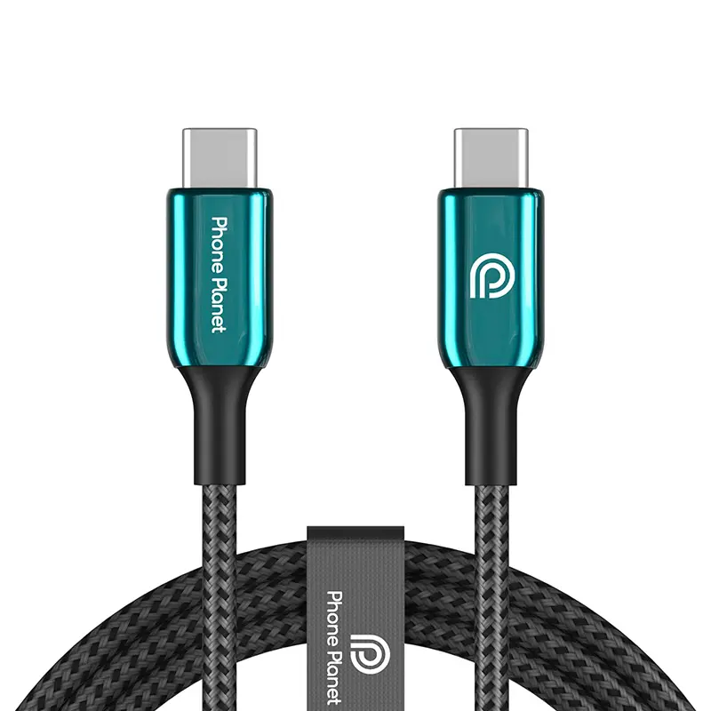 customized logo wholesale mobile phone fast charging usb data cable 1.2M 100w data cable type c