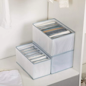 Foldable Closet Organizer <strong>Storage</strong> <strong>Box</strong> for Bra Underwear Clothes <strong>Ties</strong> Socks Shorts-Bathroom - Product Image 3