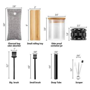 Herb Storage Container All Herbs <b>Smoking</b> Accessories Grinder Pipe Rolling Custom Handmade Stash <b>Box</b> MDF Wood Rectangle Rolling - Product Image 3