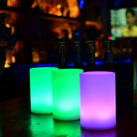 Lampe de table cylindrique LED personnalisable avec logo, alimentée par batterie, pour restaurant, bar, café, chambre et hôtel, lampe décorative