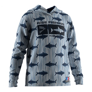 เสื้อฮู้ดดี้กันแดดแห้งเร็วแบบซับลิเมชั่นลดราคาพิเศษ Pf50 Upf 50 เสื้อแขนยาวเด็ก เสื้อตกปลาแบบสั่งทำ - Product Image 3