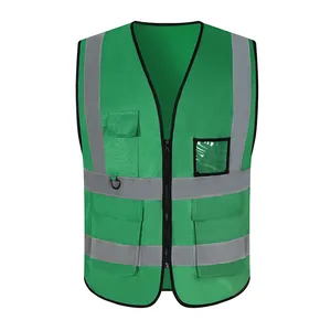 High-visibility Breathable Multi-pocket Safety Reflective Vest Safety Vest Rider Vests Reflective Safety Clothing