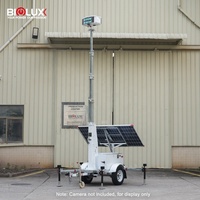 Solución Inteligente de Protección Solar con Remolque de Acero Galvanizado de 6.5m con Cabrestante Manual para Necesidades de Seguridad Fuera de la Red