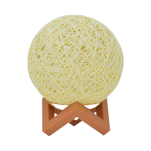 <span class=keywords><strong>Lampada</strong></span> a sfera in Rattan ispirata alla creatività con luce notturna a LED dimmerabile per luci soffuse per bambini da salotto romantica <span class=keywords><strong>lampada</strong></span> da tavolo - Product Image 6