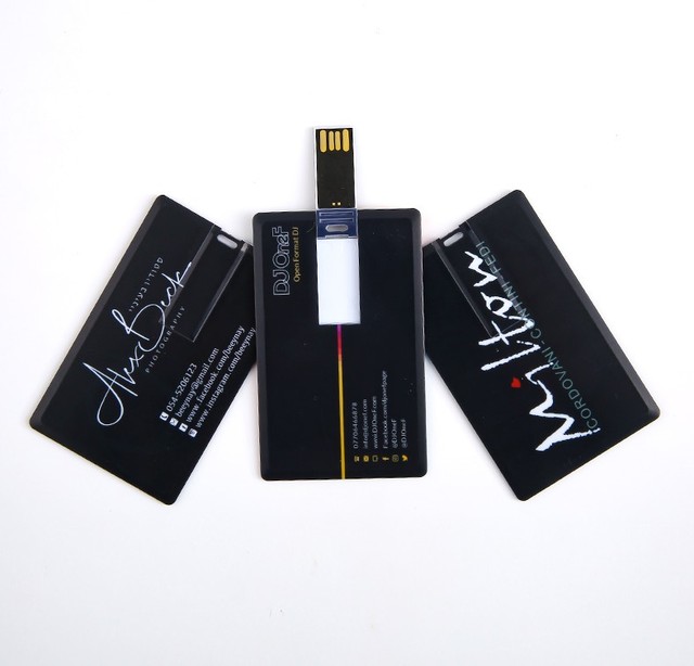 Classic 64GB 8GB 16GB 1GB USB KEY 2.0 Custom USB Flash Drive Customized Card Flash Drive 2 Sides LOGO Credit Card USB Music Car