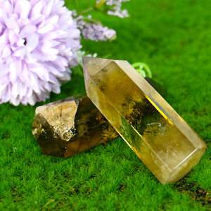 Tour de citrine personnalisée en cristal naturel Point Craft Unique Citrine Tower Design - Product Image 2