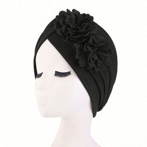 Vente en gros de turbans à volants en polyester décontractés pour femmes avec logo personnalisé - Toutes saisons, ajustables - Product Image 3
