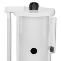 Réacteur d'algues AQUA EXCEL AR160 AR180 avec pompe DC à fréquence variable, boîte de culture d'algues intégrée pour aquarium d'eau de mer
