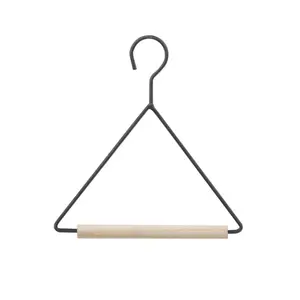 Triangular shaped towel Anti skid hanger for creative children scarf hanger,wooden drying rack, iron towel and scarf hanger