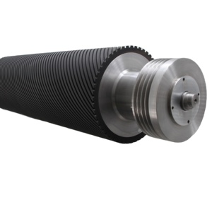 Cơ khí Con lăn chà nhám máy bàn chải vành đai băng tải cao su lớp phủ Con lăn máy móc chế biến gỗ con lăn cao su - Product Image 6