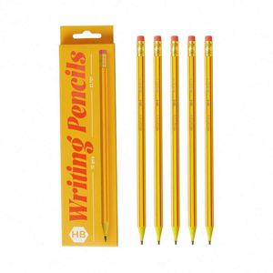 Hot Sale 12-Piece <b>Classic</b> Plastic Wood Free HB Pencils Set with Eraser School Stationery Essentials - Product Image 3