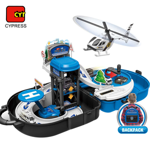 37 Piezas de Juguetes para Niños, Vehículos de Juguete Fundidos a Presión, Mochila de Bomberos, Estacionamiento con Modelo de Auto de Metal, Helicóptero y Autobús - Product Image 2