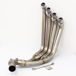 Sistema de Escape Completo Delantero para Motocicleta Honda <span class=keywords><strong>CB650F</strong></span> CBR650F CBR 650 CBR650R <span class=keywords><strong>2014</strong></span>-2022, Tubo de Enlace Compatible con Silenciador de 51 mm - Product Image 3