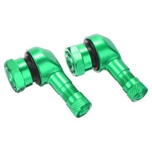 Valve de pneu en alliage d'aluminium à 90 degrés avec support TPMS pour moto, voiture de course, véhicule électrique et automobile - Grande exposition - Product Image 1