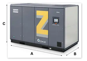 Nuova macchina per compressori d'aria a vite Oil-Free 10 Bar impianti di produzione a pressione di lavoro farm Gas motore a corrente alternata