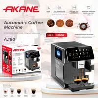 Machine à café multifonctionnelle modèle A.190, réservoir d'eau de 1,2 L, nettoyage automatique, machine à café intelligente pour la maison et le bureau