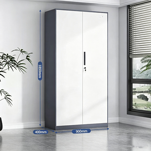 Thickened Steel Heavy-Duty Anti-Static Filing Cabinet <b>Drawers</b> <b>Lockable</b> Glass Door Modern Minimalist Design for Home/Workshop - Product Image 6