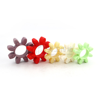 Coussinets en élastomère GR, insert de couplage flexible élastique, élément araignée en PU, type de couplage rouge, élément en caoutchouc GR-125