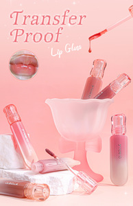 MLM customizable Glass Finish Water <b>Lip</b> Glaze Shimmer High Color Rendering Waterproof Vegan Plumping <b>Lip</b> Gloss Shimmer <b>lip</b> gloss - Product Image 6