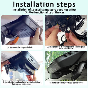 Jetour Shanhai T2 için HD 4K Video Kaydedici, İki Ön ve Arka DVR Lensli GPS Tak ve Çalıştır özellikli Araç Kamerası - Product Image 4