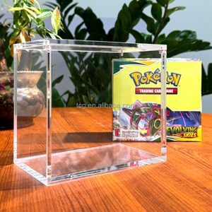 TCG Usine En Gros Acrylique <span class=keywords><strong>Pokemon</strong></span> Booster Boîte 1ère Édition <span class=keywords><strong>Pokemon</strong></span> Cartes Original Vitrine Aimant Fort - Product Image 6
