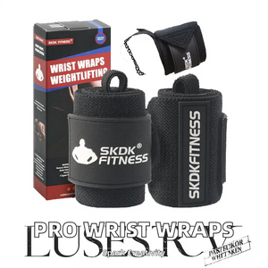 Muñequeras Profesionales <span class=keywords><strong>SKDK</strong></span> HS089 de Neopreno de 12'', 18'' y 21'' para Entrenamientos de Gimnasio, Levantamiento de Pesas, Gimnasia, Antideslizantes, Portátiles y Seguras - Product Image 3