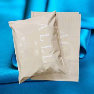 Custom Poly Biodegradable Nude Mailer Bags with Print Logo for Clothing <b>Socks</b> Shoes & Fur Packaging <b>Waterproof</b> Eco-Friendly - Product Image 1