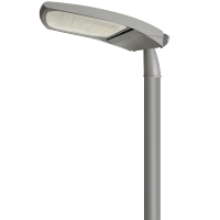 Lampadaire LED en alliage d'aluminium OEM ODM ISO9001 CE CB IP66 160lm/W à facteur de puissance élevé, faible THD, dimmable, pour autoroute et parking