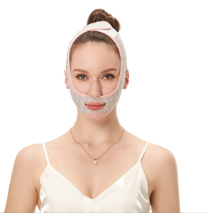 Wieder verwendbare V-Linien-Maske Gesichts-Schlankheit sgurt Doppelkinnreduzierer-Klimmzug maske Gesichtslifting-Gürtel V-förmige Schlankheit maske - Product Image 4