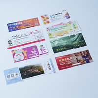 Impression de billets d'avion personnalisés de haute qualité avec support en carton, respectueux de l'environnement et logo personnalisé