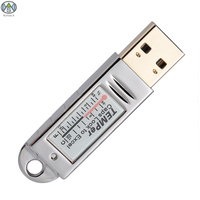 Enregistreur de données de température Gold TEMPer Thermostat -55 à +125 °C, thermomètre USB pour PC et salle de service avec alarme par e-mail