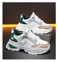 Chaussures Homme 2026 Nouvelle Collection Été Respirantes Tendance Course Décontractées Polyvalentes Semelle Épaisse Rehaussantes Sport Style Papa Solides